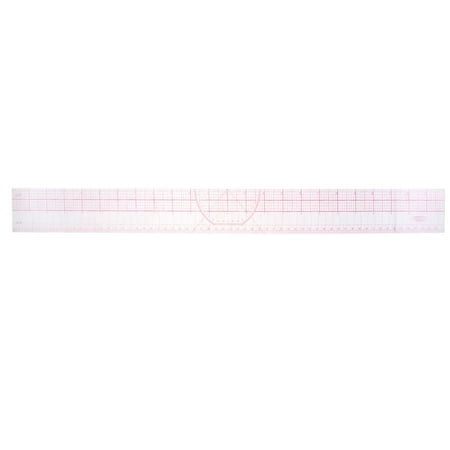 REGALWOVEN Pattern Making 2" x 24" 60cm Inch-Metric Graph Ruler Scale Measuring Tool