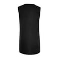 thumbnail image 6 of Sngxgn Women's Sleeveless Tank Top Crewneck Ruched Slim Fitted Crop Tank Tops(Black,XL), 6 of 8