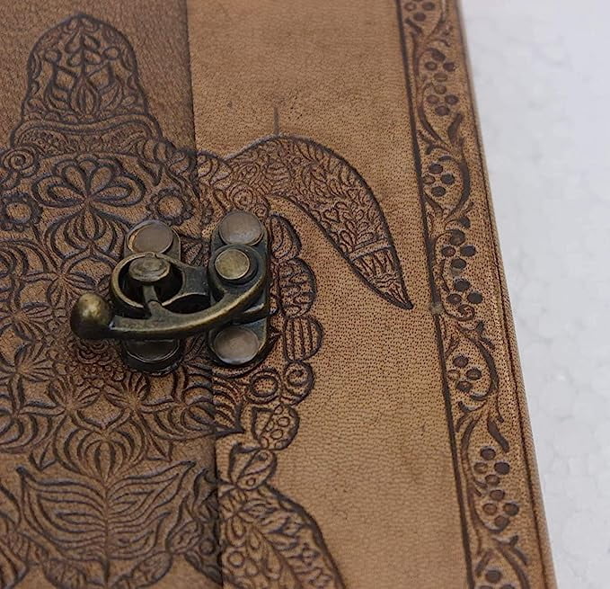 OVERDOSE TORTOISE Journal Notebook - Handmade Antique Journal For Students, College & Office for Men & Women Diary Leather Sketchbook Drawing Journal Notebook - Size 5 x 7 inches | 12 x 17 cm | A6