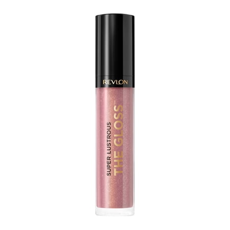 Revlon Super Lustrous Moisturizing High Shine Lip Gloss, 203 Lean In, 0.13 oz
