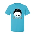thumbnail image 2 of Wild Bobby, Funny Ew, David Meme Alexis & Moira, Pop Culture, Men's Graphic Tees, Light Turquoise, X-Large, 2 of 3
