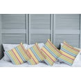 thumbnail image 2 of Ambesonne Colorful Throw Pillow Cover 4 Pack, Pastel Summer Funky, 16", Multicolor, 2 of 7