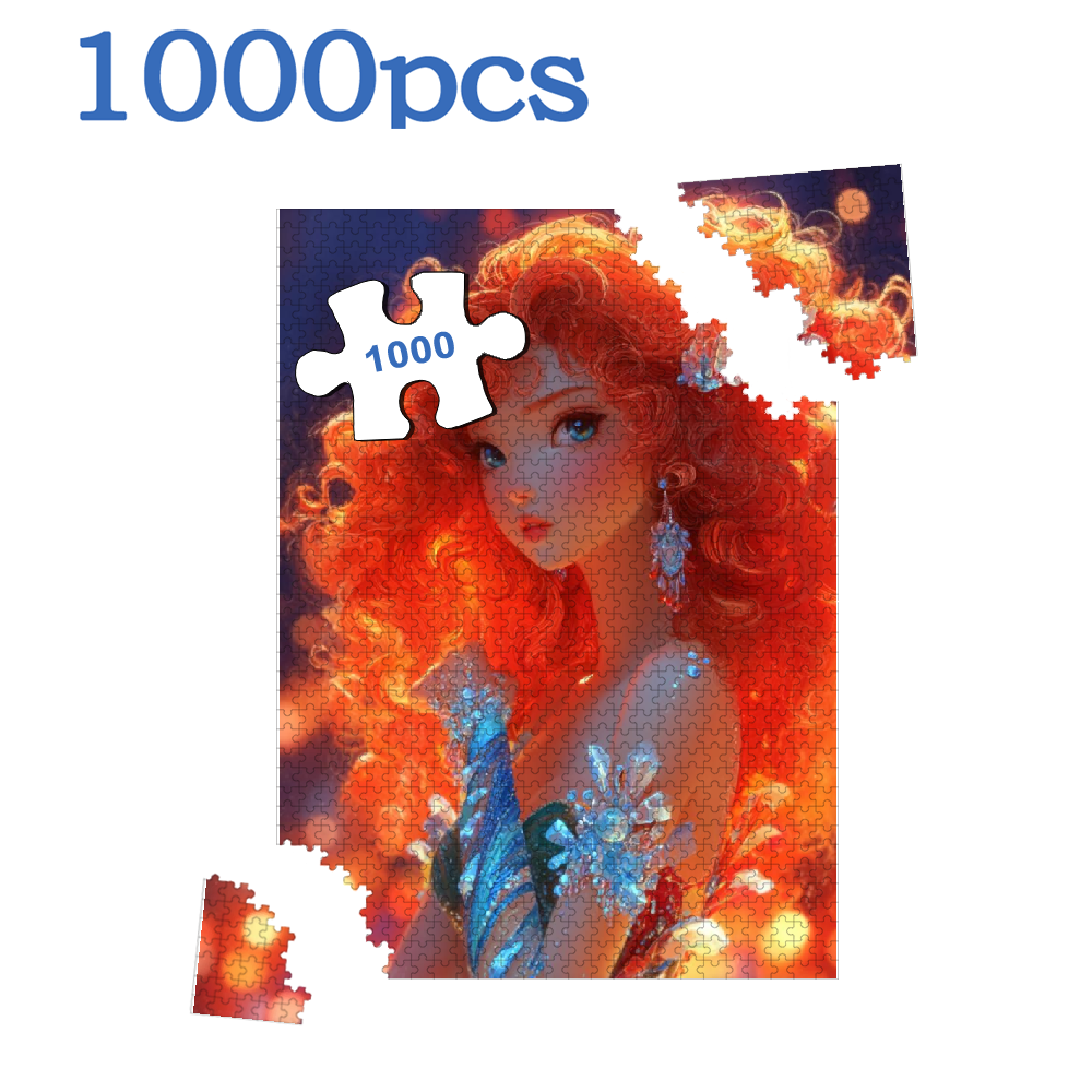 A Box of (1000pcs) Adult Puzzles, Character Landscape Theme, High Difficulty, Suitable for Adults, Family Entertainment, Home Decoration.29.4*19.6 in