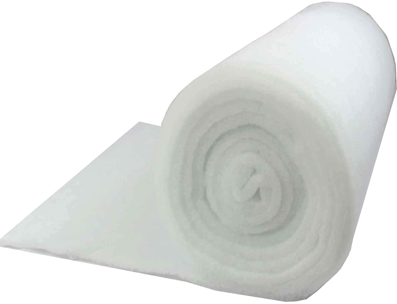 Mybecca 24 inch Wide (5 Yard) Quilt Batting Multipurpose Dacron Fiber Polyester Wadding Fabric Loft Upholstery Grade Padding 180 x 24 (2' x 15')