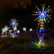 thumbnail image 3 of 1 pieza de multicolor, decoración impermeable, plegable, 2 modos, 105 LED, bricolaje, luz de paisaje, para , patio, Navidad, Cola luces decorativas, 3 of 6