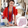 thumbnail image 3 of OIUR 4Pcs Acrylic Quilting Ruler with Non-Slip Rings 4.5/6/9.5/12.5-Inch Square Fabric Cutting Patchwork Ruler with Clear Mark DIY Sewing Craft Projects Template, 3 of 7