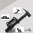 thumbnail image 4 of EIGTHTAIL Mini Bike Bike Riding Accessories High Pressure Inflator Bike Frame Pump Mini Pump with Gauge Tire Pump Air Pump Child, 4 of 6