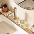 thumbnail image 2 of Yayeee Faucet Mat for Kitchen Sink 14.7" Diatomite Long Splash Guard Pad, Beige Clouds, 2 of 7
