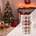 thumbnail image 1 of 36 piezas de pequeños colgantes navideños, bolas navideñas, adornos de bolas para árboles de Navidad, adornos navideños para interiores y exteriores,, 1 of 8
