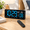 Blue-12", variant on 12" Green WiFi Digital Wall Clock with Remote Control Dual Alarms Dimmer Auto DST