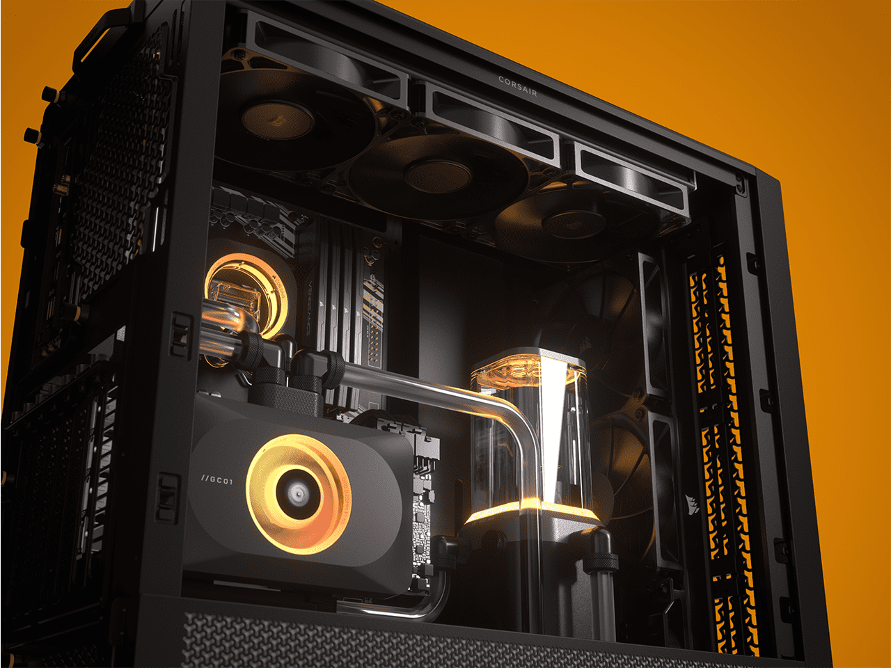 Corsair FRAME 4000D RS Modular Mid-Tower PC Case, White