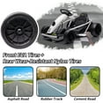 thumbnail image 3 of Geetinfly Go Kart for Kids,24V Battery 300WX2 Motors Pedal On Foot Go Cart,8MPH High Speed Drifting Car with Slow Start Function,Music,White, 3 of 6