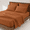 Caramel Pumpkin-Queen, variant on Rust Queen Size 6 Piece Bed Sheet Set with 16 Inch Deep Pockets