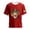 Red, variant on IWRICH Men's Plus Size Mardi Gras T Shirts Crew Neck Short Sleeve Rave Tshirts Loose Fit Comfy Funny Tees Yellow XL