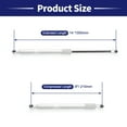 thumbnail image 4 of 2Pcs 14 Inch 33 Lbs/ 150N Silver Tone Lift Supports Struts Shocks Gas Spring Universal for RV Car Truck Boat, 4 of 7