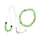 thumbnail image 1 of Kit de piedras de cristales naturales de imitación verde, para practicantes de yoga, coleccionistas, collares, pulseras con cuentas, 1 of 6