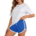 thumbnail image 5 of RYDCOT 3 Pack: Women's Pajama Shorts Sleep Lounge Sweatshorts Comfy Sleepwear Bottoms (Available In Plus Size) Blue, 5 of 6