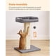 thumbnail image 4 of FEANDREA Rascador para Gatos con Plataforma de Peluche y Poste de Sisal 68 cm, 4 of 6