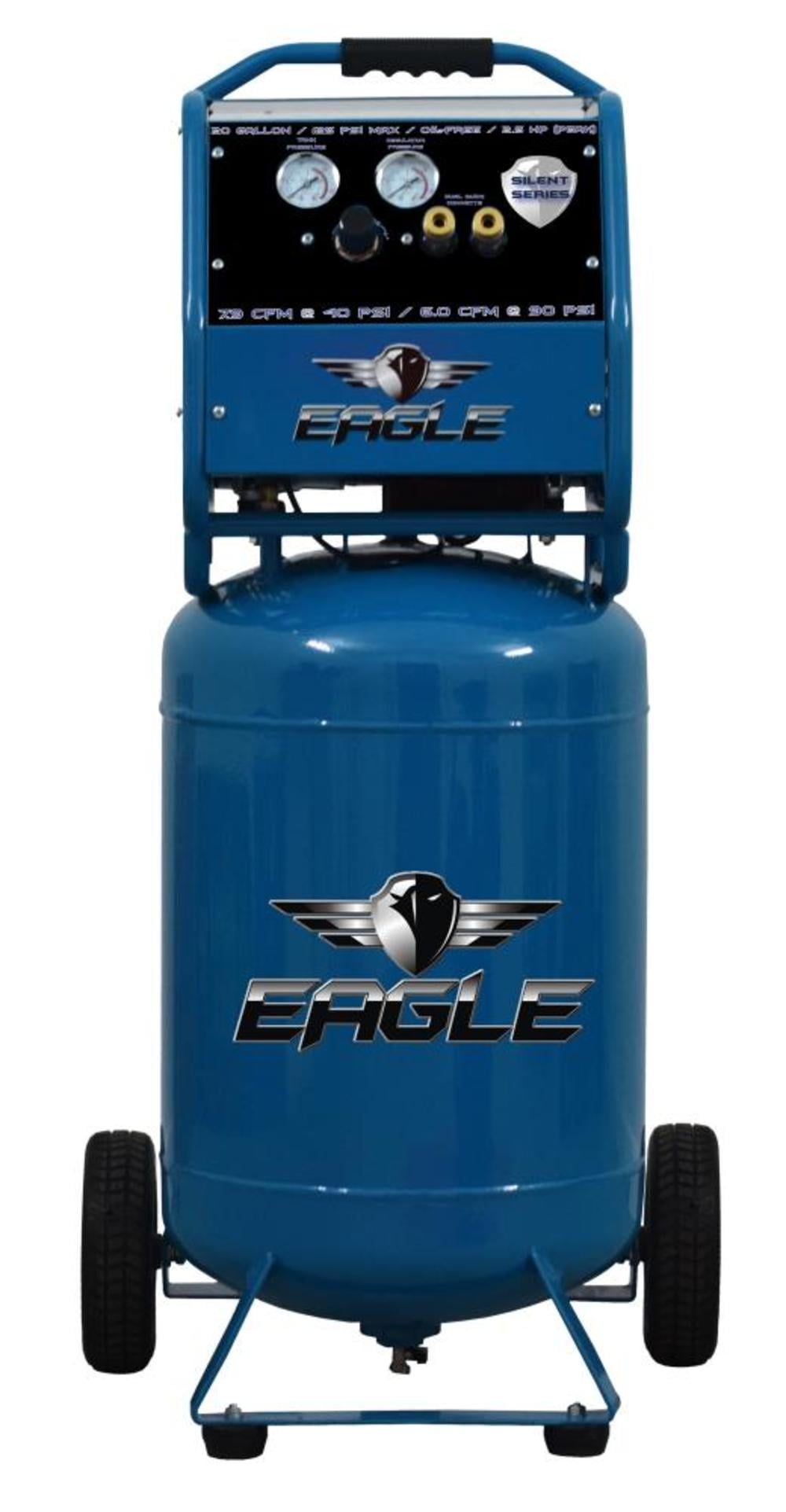 Eagle Compressor Silent Series 20 Gallon Electric Portable Air