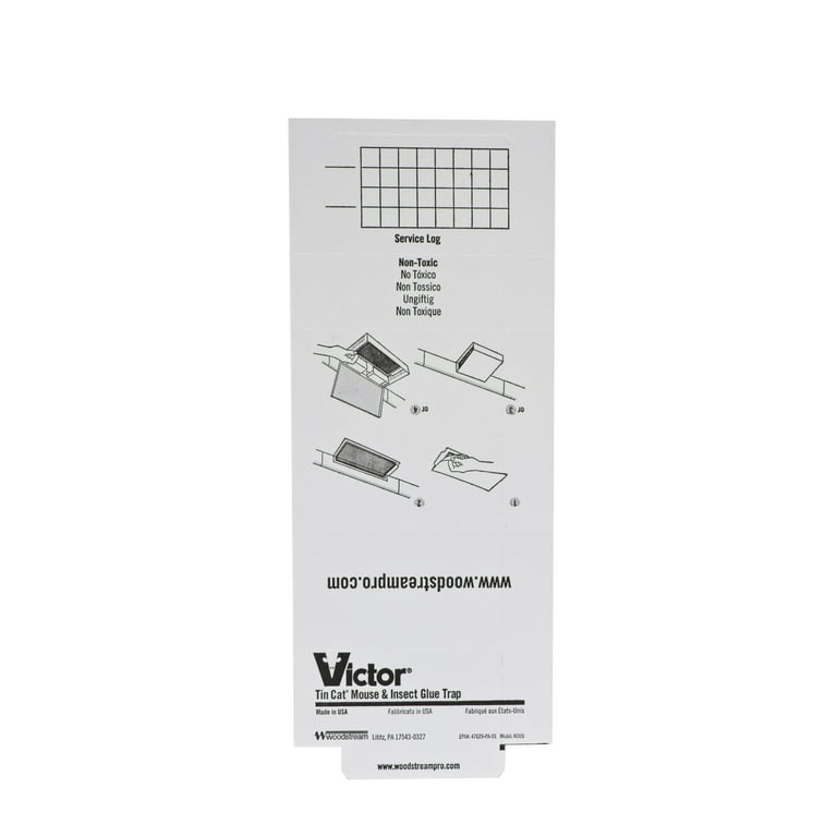 Victor® TIN CAT® Mouse Trap with Glue Boards, M310GB
