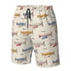 thumbnail image 4 of Fotbe Striped Vintage Planes Trajes de Baño Estampados para Hombre, Shorts de Verano de Secado Rápido, Ropa de Playa, Bañadores-Small, 4 of 6