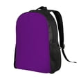 thumbnail image 2 of Rocae Purple print Computer bag with separate compartment, suitable for 15 inch laptop backpack, gift for men and women, 2 of 8