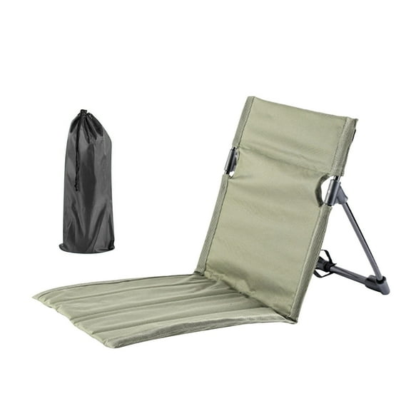 Sylchomon Ultralight Portable Outdoor Backrest Floor Chair, Multi Scene Use Compact Legless Folding Chair for Camping Fishing Camping