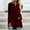 Red, variant on Valcatch Women Pleated Button Down Velvet Tunic Tops Loose Elegant Dressy Shirts Long Sleeve Casual Party Blouses Plus Size V Neck Shirts