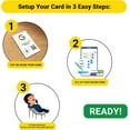thumbnail image 2 of Custom Reusable Tag-Tap/QR Google Review Card -1 Pack Instant Google Reviews Card - QR Code and NFC Cards for Business, Google Review Tap Card, 2 of 5