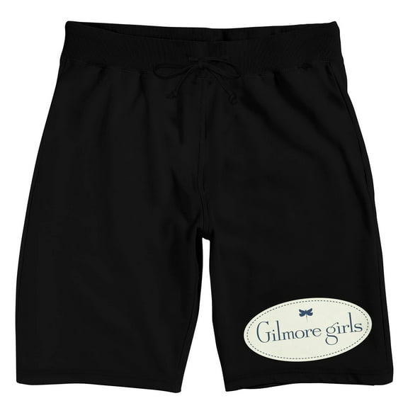 Gilmore Girls Dragonfly Inn Logo Men's Black Sleep Shorts-3XL