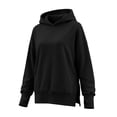 thumbnail image 4 of Hurxie Womens Oversized Hoodies Crewneck Sweatshirts Pullover Sweatshirts with Thumb Hole,Y2k Clothes,Fall Fashion Hooded, 4 of 6
