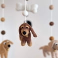 thumbnail image 5 of Felt Dachshund Dog Baby Mobile, 5 of 8