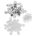 thumbnail image 4 of 100 Sets Button Badge Parts Blank Badge DIY Badge Craft for Gift (25mm), 4 of 7