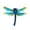 Blue, variant on Metal Blue Dragonfly Wall Decor, 8.8 Inch 3D Colorful Outdoor Wall Art for Fence Garden Yard Patio Display, Hanging Sculpture Decoration for Living Room Home, Garden Gift for Nature Lovers, 1 Pcs