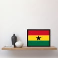 thumbnail image 2 of Ghana National Flag Patriotic Vexillology World Flags Country Region Poster Artwork Framed Wall Art Print A4, 2 of 4