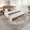Brown, variant on HOMERRY 2' x 6' Runner for Hallway Boho Vintage Rug Non Slip Throw Rugs Floral Bedroom Rug, Gray