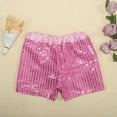 thumbnail image 2 of Shorts Outfit for Girls Women's Shorts Medium Big Girl Short Gymnastics for Girls Cute Girl Clothes Toddler Kids Baby Girls Boys Sparkly Sequins Elastic Waist Birthday Shorts Pants Party Shorts, 2 of 7