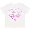 thumbnail image 3 of Inktastic I Love My Daddy in Pink Chalk Heart Boys or Girls Toddler T-Shirt, 3 of 5