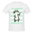 thumbnail image 4 of Bingfone Cute Raccoon Men'S Loose Fit Short-Sleeve Pocket T-Shirt, 4 of 7