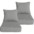 thumbnail image 1 of x Coussins de Patio à Assise Profonde pour Extérieur/intérieur, Ensemble de Rembourrage en Mousse Résiliente, Hydrofuges, Résistants aux Taches et aux Intempéries, Assise Profonde, Bas Chili, 1 of 7