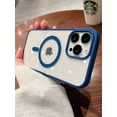 thumbnail image 1 of Colorido transparente para Magsafe funda de carga inalámbrica magnética para iPhone 14 13 12 11 Pro Max Mini X Xs XR cubierta de acrílico duro Dengxun unisex, 1 of 2