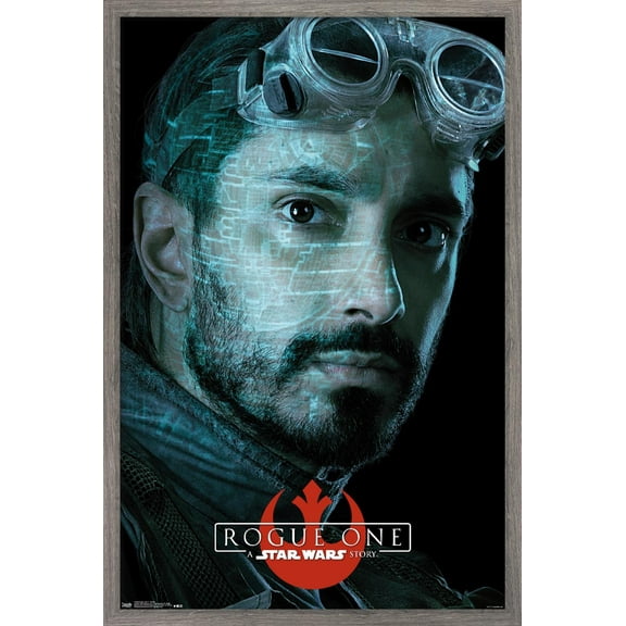 Star Wars: Rogue One - Bodhi Wall Poster, 22.375" x 34", Framed