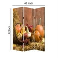 thumbnail image 5 of 3 Panel Foldable Canvas Screen with Vegetable Still Print in Multicolor, 5 of 5
