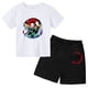 thumbnail image 3 of 2024 Verano Demon Slayer Camiseta estampada para niños 2 piezas Traje para niños y niñas Ropa de manga corta Top informal Conjunto de moda de anime, 3 of 5