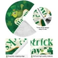 thumbnail image 2 of FMSHPON Shamrock Pattern Xmas Christmas Tree Skirt Stand Mat for Holiday Party Decoration Indoor Outdoor 36 inches, 2 of 6