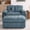 Blue, variant on Recliner Loveseat with Adjustable Backrest, Cup Holders, USB Charging Port, Phone Stand and Storage Ottoman