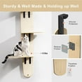 Mewoofun Cat Climber Shelves Door Mounted Cat Tree,4Level Door Hanging