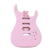 Almencla Unfinished Guitar Body,Guitar Body Replacement,Replacement Blank Guitar Body,Wooden Guitar DIY Accessory,Electric Guitar Body
