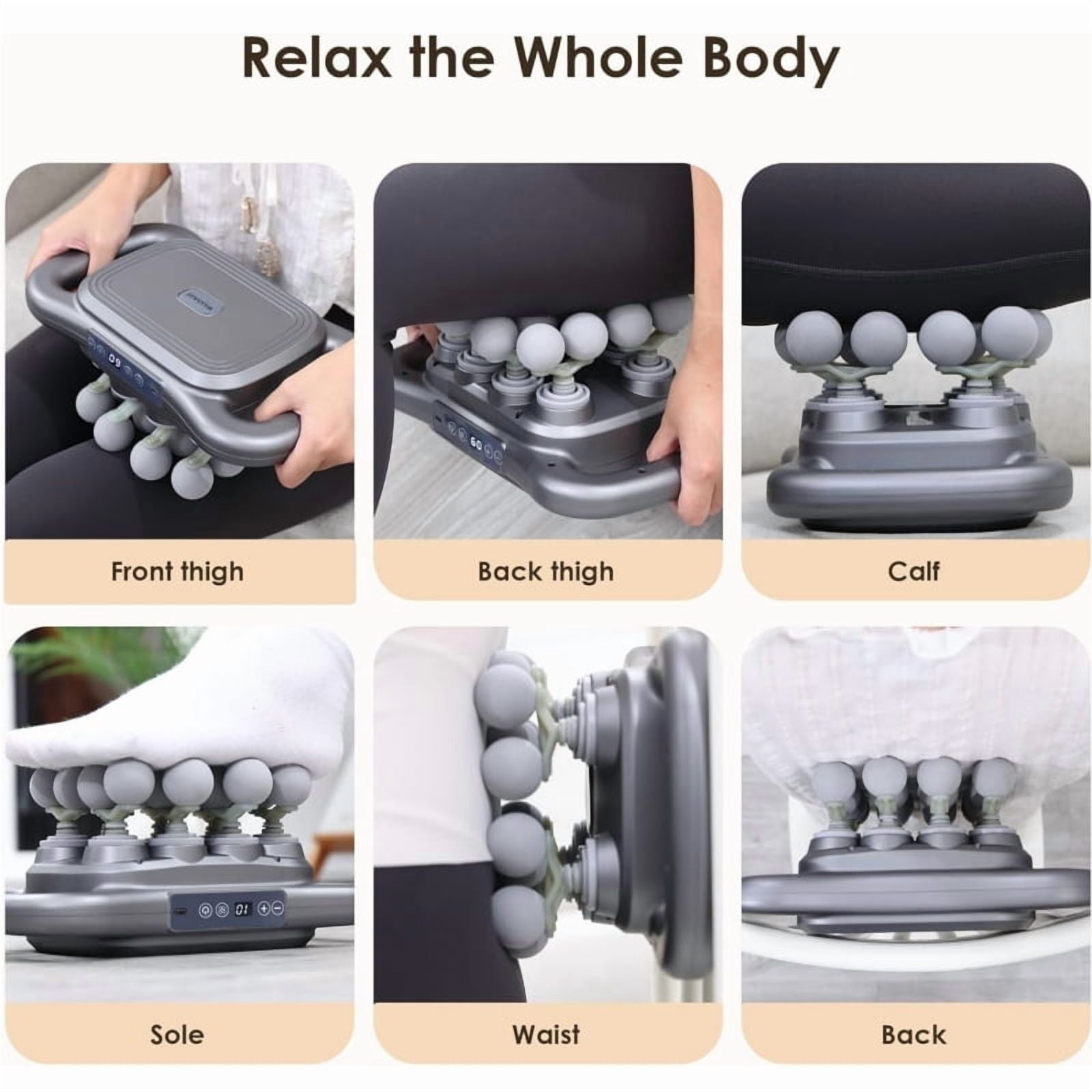 16-head meat gun massager, 9 styles and levels of electric massage tools, full-body and neck massagers, ideal gifts for athletes, friends, families, Halloween and Christmas