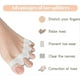 thumbnail image 4 of pares de separadores de dedos de silicona, protección para dedos, corrección de hallux valgus, 4 of 5
